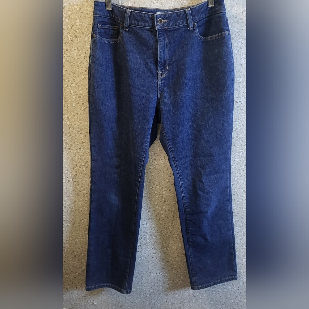LL Bean Women's‎ Fleece Lined Jeans, Straight Legs,Classic Fit, Size 12R